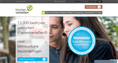 Desktop Screenshot of klantenvertellen.nl